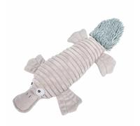 Paris Prix Peluche pour Chien Ornithorynque 38cm Gris