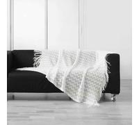 Paris Prix Plaid à Franges Melinda 125x150cm Blanc