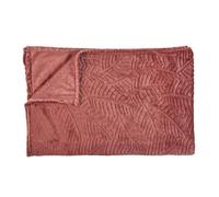 Paris Prix Plaid Flanelle Embosse Roméo 150x200cm Terracotta