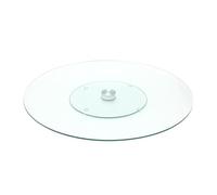 Paris Prix Plateau Tournant en Verre Golad 45cm Transparent