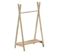 Paris Prix Portant à Vêtements Enfant Nature 131cm Naturel