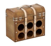 Paris Prix Porte-Bouteilles Malle Antique 42cm Marron
