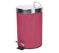 Paris Prix Poubelle de Salle de Bain Metalia 3L Framboise
