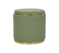 Paris Prix Pouf Coffre Design London 46cm Vert