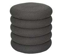 Paris Prix Pouf Coffre Rangement Atome 42cm Gris