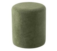 Paris Prix Pouf Cylindrique Moon 41cm Gris Vert