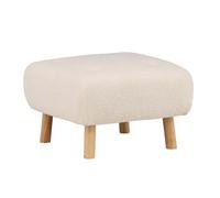 Paris Prix Pouf Déco en Bouclette Salina 60cm Naturel