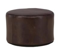 Paris Prix Pouf Design Rond Eastport 41cm Marron