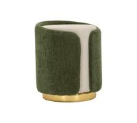 Paris Prix Pouf Design Velia 50cm Vert