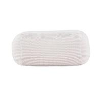 Paris Prix Pouf Effet Crochet Luca 60cm Crème