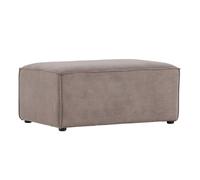 Paris Prix Pouf en Velours Côtelé Gillholmen 92cm Marron