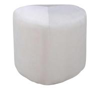 Paris Prix Pouf en Velours Peg 46cm Beige