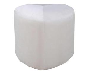 Paris Prix Pouf en Velours Peg 46cm Beige