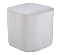 Paris Prix Pouf en Velours Piff 44cm Beige
