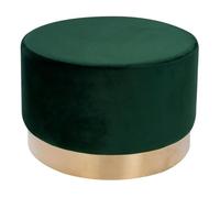 Paris Prix Pouf Rond Déco Nano 55cm Vert