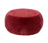 Paris Prix Pouf Rond en Tissu Macaron 79cm Bordeaux