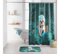 Paris Prix Rideau de Douche Doggy Zen 180x200cm Vert