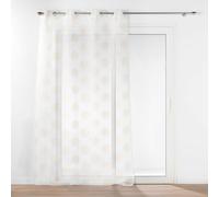 Paris Prix Rideau Voilage à Œillets Sixtine 140x240cm Or