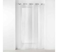 Paris Prix Rideau Voilage à Œillets Voilizea 140x240cm Blanc