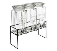Paris Prix Secret de Gourmet - Distributeur de Boisson Modern Wood 4,5L Transparent