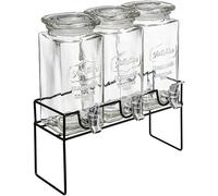 Paris Prix Secret de Gourmet - Distributeur de Boisson''Modern Wood'' 36cm Transparent Off-white