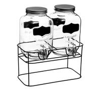 Paris Prix Secret de Gourmet - Double Distributeur de Boisson Fresh 8L Transparent