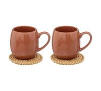 Paris Prix Secret de Gourmet - Lot de 2 Tasses à Café Alicante 10cl Terracotta