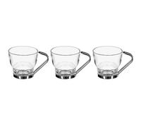 Paris Prix Secret de Gourmet - Lot de 3 Mugs en Verre Abel 11cl Transparent