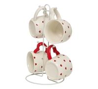Paris Prix Secret de Gourmet - Lot de 4 Mugs sur Rack Valentine 22 lanc
