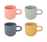 Paris Prix Secret de Gourmet - Lot de 4 Tasses à Café Emma 12cl Multicolore