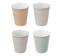 Paris Prix Secret de Gourmet - Lot de 4 Tasses à Café Léo 10cl Multicolore