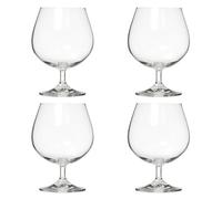 Paris Prix Secret de Gourmet - Lot de 4 Verres Design Cognac 40cl Transparent