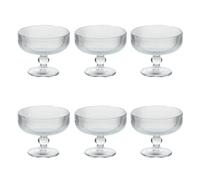 Paris Prix Secret de Gourmet - Lot de 6 Coupes à Glace Strie Ema 34cl Transparent