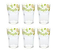Paris Prix Secret de Gourmet - Lot de 6 Gobelets à Mojito Stella 30cl Transparent