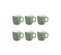 Paris Prix Secret de Gourmet - Lot de 6 Mugs Colorama 18cl Menthe