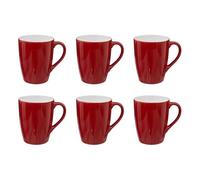 Paris Prix Secret de Gourmet - Lot de 6 Mugs Colorama 38cl Rouge