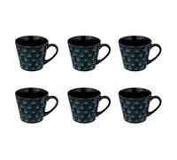 Paris Prix Secret de Gourmet - Lot de 6 Mugs Jiling 30cl Bleu Indigo
