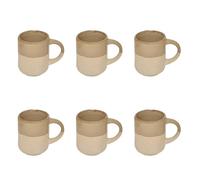 Paris Prix Secret de Gourmet - Lot de 6 Tasses à Café en Faïence Kate 10 eige