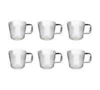 Paris Prix Secret de Gourmet - Lot de 6 Tasses à Café Nala 15cl Transparent
