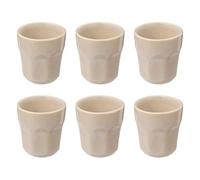 Paris Prix Secret de Gourmet - Lot de 6 Tasses à Café Roma 8cl Beige
