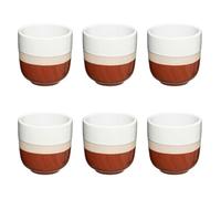 Paris Prix Secret de Gourmet - Lot de 6 Tasses à Café Sofia 14cl Terracotta