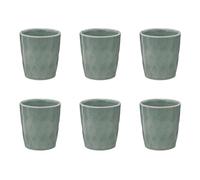 Paris Prix Secret de Gourmet - Lot de 6 Tasses Design Zoé 22cl Vert