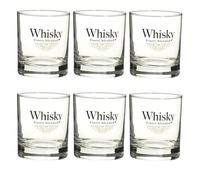 Paris Prix Secret de Gourmet - Lot de 6 Verres à Whisky Blend 30cl Transparent