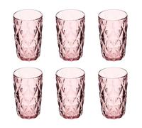 Paris Prix Secret de Gourmet - Lot de 6 Verres Hauts Lea 40cl Rose