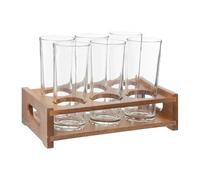 Paris Prix Secret de Gourmet - Lot de 6 Verres & Rack Victor 30cl Transparent