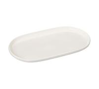 Paris Prix Secret de Gourmet - Plat de Présentation Ovale Nora 30cm Blanc