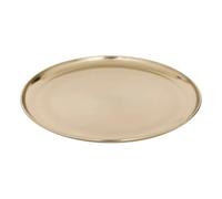 Paris Prix Secret de Gourmet - Plateau Déco en Métal Gold 37cm Doré