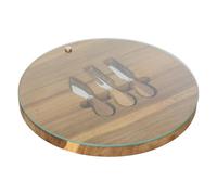 Paris Prix Secret de Gourmet - Service à Fromage en Bois Mina 30cm Marron