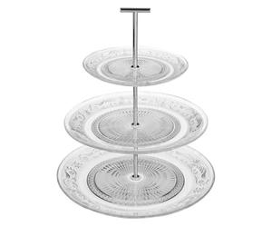 Paris Prix Secret de Gourmet - Serviteur à 3 Étages Renaissance 33cm Transparent