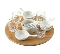 Paris Prix Secret de Gourmet - Set Apéritif 14 Pièces 27cm Naturel